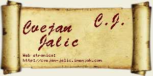 Cvejan Jalić vizit kartica